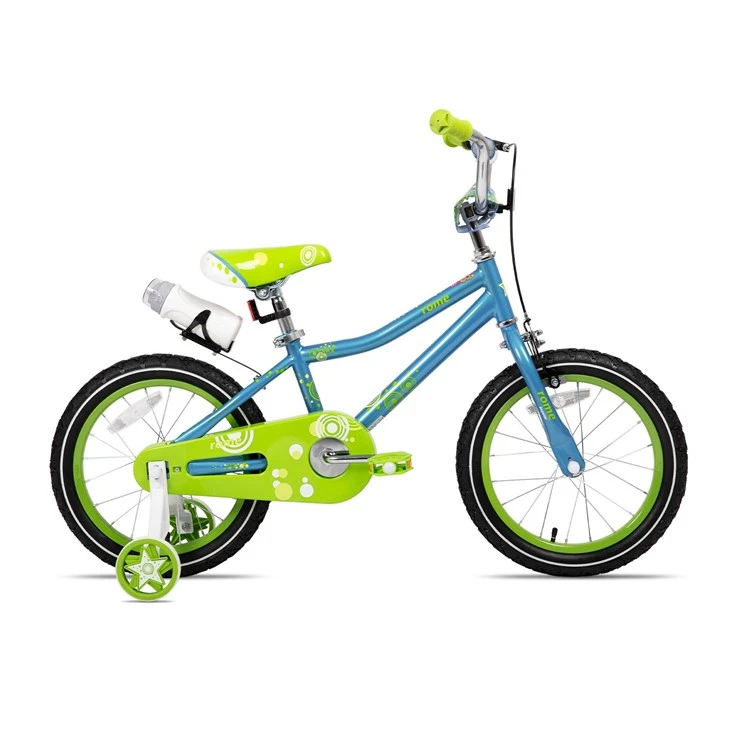 JOYKIE JOYSTAR 14 16 18 Inch Kids Bicycle With Training Wheels, Basket And Handbrake Girls Bike For 3-9 Years Old